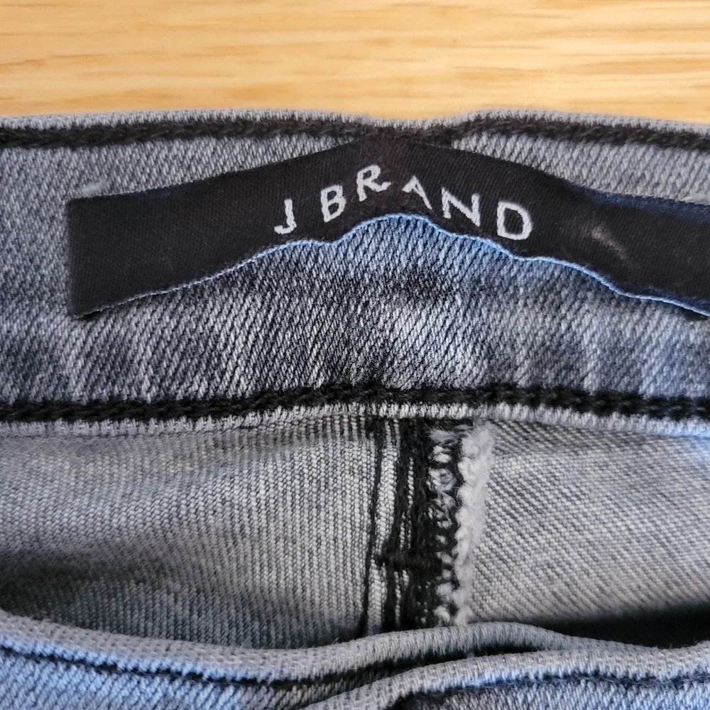 J Brand Gray Maria High Rise Skinny Denim Jeans Size 31‎